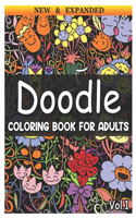 Doodle: Coloring Book for Adults 25 Coloring Pages Wonderful Coloring Books for Grown-Ups, Relaxing, Inspiration (Volume 1)