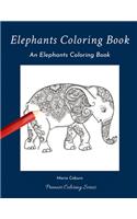 Elephants Coloring Book