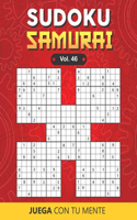 Juega con tu mente: SUDOKU SAMURAI Vol. 46: Colección de 100 diferentes Sudokus Samurai para Adultos - Fáciles y Avanzados - Ideales para Aumentar la Memoria y la Lógic(46 Sudoku Samurai)