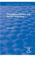 International Society and the De Facto State
