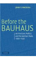 Before the Bauhaus