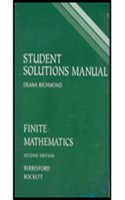 Student Solutions Manual for Berresford/Rockett's Finite Mathematics,  2nd