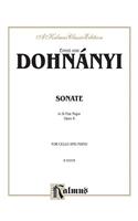 Ernst Von Dohnanyi Sonate in B-Flat Major Opus 8