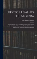 Key to Elements of Algebra