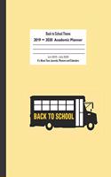 Back to School Theme 2019 - 2020 Academic Planner
