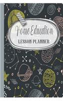 Home education lesson planner: A simple lesson planner log book for home educating parents and providers - Astrology lovers solar system cover art design