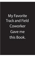 My Favorite Track and Field Coworker Gave Me This Book.