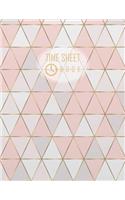 Time Sheet Book: Employee Work Hours Log Book Employee Time Record Book 8.5 x 11 (Employment Books) 120 pages(6 Daily Employee Time Log Book Series Work Tracker Log Book)