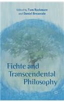Fichte and Transcendental Philosophy
