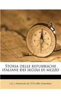 Storia delle repubbliche italiane dei secoli di mezzo Volume 12