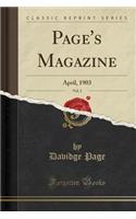 Page's Magazine, Vol. 2: April, 1903 (Classic Reprint)