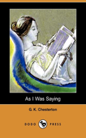 As I Was Saying (Dodo Press)