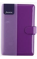 Filofax Compact Patent Purple Organiser