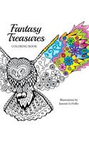 Fantasy Treasures Coloring Book