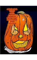 coloring bok Gothic Mørk Mystisk Pumpkins 20 Tegninger av surrealist artist Grace Divine