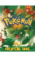 Pokemon Coloring Book - 80 Pages A4 (Volume 2)