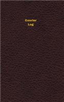 Courier Log: Logbook, Journal - 102 pages, 5 x 8 inches