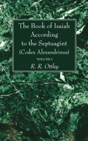 Book of Isaiah According to the Septuagint (Codex Alexandrinus) 2 Volume Set