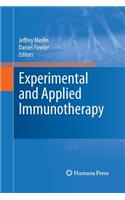 Experimental and Applied Immunotherapy