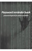 Password reminder book - password logbook for seniors and elders