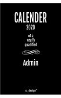 Calendar 2020 for Admins / Admin