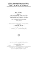 Federal response to market turmoil