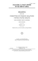 Evaluating U.S. policy options on the Horn of Africa