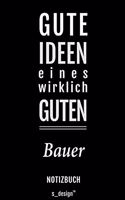 Notizbuch für Bauer