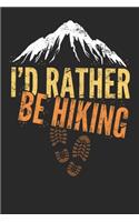 Notebook: Vintage Hiking Dot Grid 6x9 120 Pages
