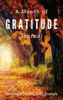 A Month of Gratitude Journal