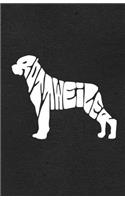 Rottweiler A5 Lined Notebook