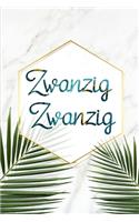 Zwanzig Zwanzig: Terminplaner für das Jahr 2020 / plus Register für Adressen von A-Z