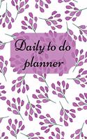 Daily to do planner: To-Do List Notebook, Planner, Daily Checklist, 6x9 inch