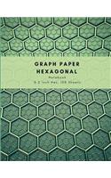 Graph Paper Hexagonal Notebook 0.2 Inch Hex, 100 Sheets