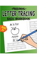 preschool letter tracing basic workbook