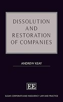 Dissolution and Restoration of Companies (Elgar Corporate and Insolvency Law and Practice series)