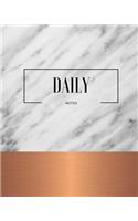 Daily Notes - Marble Notebook