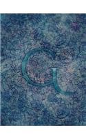 Monogram "G" Sketchbook: Blank Art Pad Notebook Journal(7 Monogram Water 150 Sketch)
