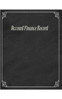 Account Finance Record