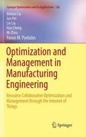 Optimization and Management in Manufacturing Engineering