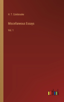 Miscellaneous Essays