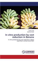 In vitro production by cost reduction in Banana