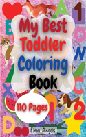 My Best Toddler Coloring Book