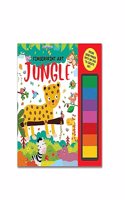 Jungle Fingerprint Art Activity Book