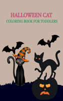 Halloween Cat Coloring Book For Toddlers