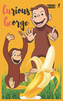 Curious George: Coloring Book for Kids and Adults with Fun, Easy, and Relaxing Paperback