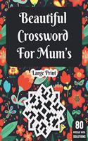 Beautiful Crossword For Mum's