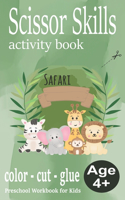 Scissor Skills Activity Book