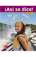 Asi Se Dice! Level 4, Student Edition: (Spanish)