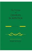 Writings of Charles de Koninck
